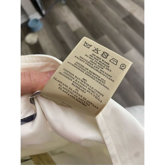 Burberry London NWT Natasha Wide Leg Cotton Blend Pants, Size 10, MSRP $1650 - Picture 12 of 12